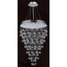Icicle Polished Chrome Clear Crystal 9 Light Halogen Chandelier - Chandeliers