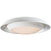Iris Silver Leaf / White LED Flush Mount - Flushmounts