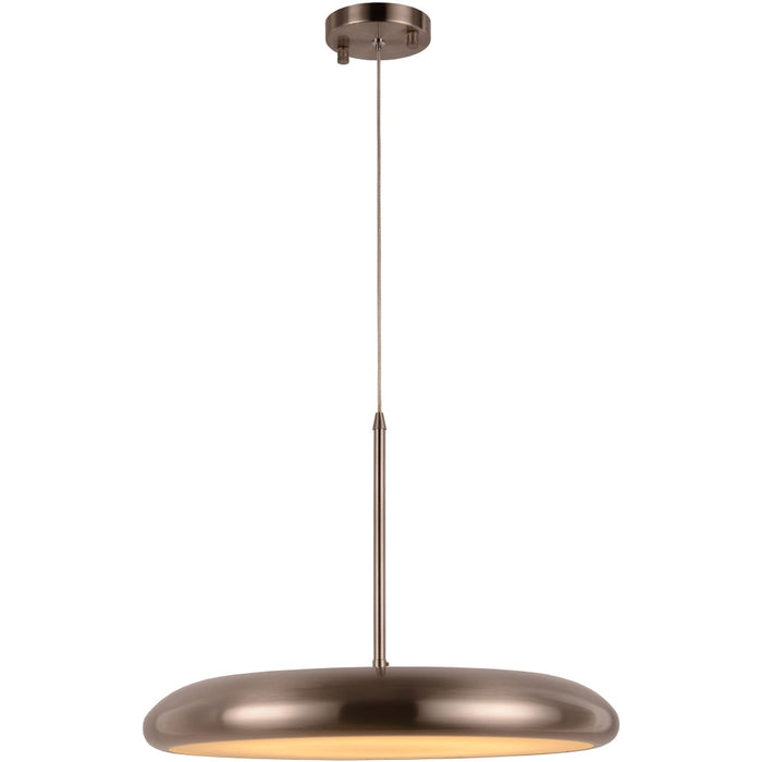 Madison Brushed Nickel 1 Light LED Pendant - Pendants