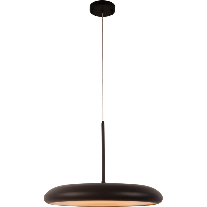Madison Matte Black 1 Light LED Pendant - Pendants