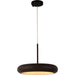 Madison Matte Black 1 Light LED Pendant - Pendants