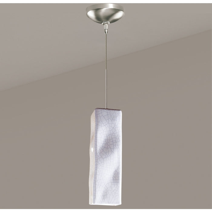 Magma White Crackle Halogen Mini Pendant - Mini-Pendants