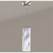 Magma White Crackle Halogen Mini Pendant - Mini-Pendants