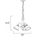 Malaga Oil Rubbed Bronze Mini Chandelier - Chandeliers