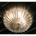 Mansfield Polished Chrome Smoke Crystal 4 Light Flushmount - Flushmounts
