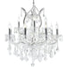 Maria Theresa Polished Chrome Clear Crystal 13 Light Chandelier - Chandeliers