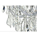 Maria Theresa Polished Chrome Clear Crystal 19 Light Chandelier - Chandeliers