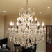 Maria Theresa Polished Chrome Clear Crystal 19 Light Chandelier - Chandeliers