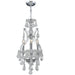 Maria Theresa Polished Chrome Clear Crystal 4 Light Chandelier - Chandeliers