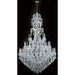 Maria Theresa Polished Chrome Clear Crystal 60 Light Chandelier - Chandeliers