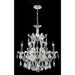 Maria Theresa Polished Chrome Clear Crystal 7 Light Chandelier - Chandeliers