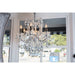 Maria Theresa Polished Chrome Clear Crystal 7 Light Chandelier - Chandeliers
