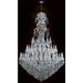 Maria Theresa Polished Chrome Clear Crystal 72 Light Chandelier - Chandeliers