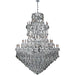 Maria Theresa Polished Chrome Clear Crystal 84 Light Chandelier - Chandeliers