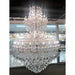 Maria Theresa Polished Chrome Clear Crystal 84 Light Chandelier - Chandeliers