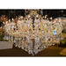 Maria Theresa Polished Gold Clear Crystal 49 Light Chandelier - Chandeliers