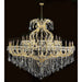 Maria Theresa Polished Gold Clear Crystal 49 Light Chandelier - Chandeliers
