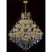 Maria Theresa Polished Gold Clear Crystal 49 Light Chandelier - Chandeliers