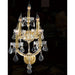 Maria Theresa Polished Gold Clear Crystal 5 Light Wall Sconce - Wall Sconces