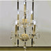 Maria Theresa Polished Gold Clear Crystal 5 Light Wall Sconce - Wall Sconces