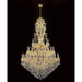Maria Theresa Polished Gold Clear Crystal 60 Light Chandelier - Chandeliers