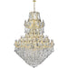 Maria Theresa Polished Gold Clear Crystal 84 Light Chandelier - Chandeliers