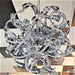 Medusa Polished Chrome Clear Crystal 13 Light Chandelier - Chandeliers