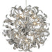 Medusa Polished Chrome Clear Crystal 13 Light Chandelier - Chandeliers