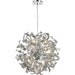 Medusa Polished Chrome Clear Crystal 13 Light Chandelier - Chandeliers