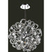 Medusa Polished Chrome Clear Crystal 13 Light Chandelier - Chandeliers