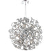 Medusa Polished Chrome Clear Crystal 25 Light Chandelier - Chandeliers