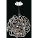 Medusa Polished Chrome Clear Crystal 9 Light Chandelier - Chandeliers