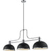 Melange Chrome Chandelier - Chandeliers