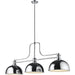 Melange Chrome Chandelier - Chandeliers