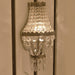 Metropolitan Antique Bronze Clear Crystal 1 Light Wall Sconce - Wall Sconces