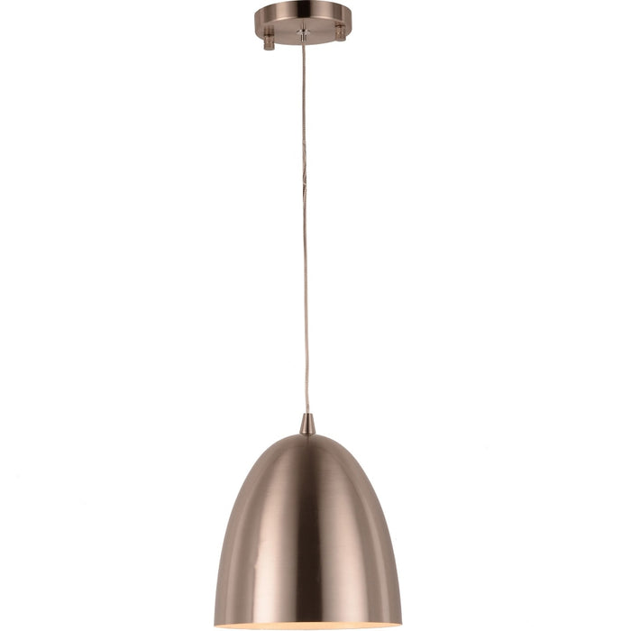 Monroe Brushed Nickel 1 Light LED Pendant - Pendants