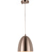 Monroe Brushed Nickel 1 Light LED Pendant - Pendants