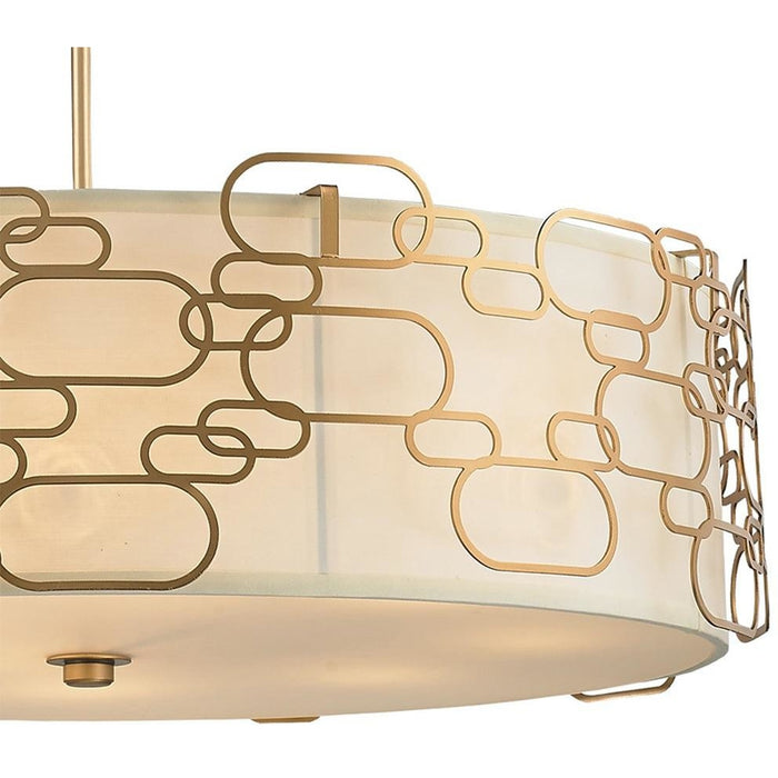 Montauk Matte Gold 12 Light Pendant - Pendants