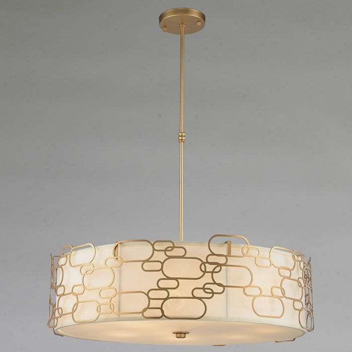 Montauk Matte Gold 12 Light Pendant - Pendants