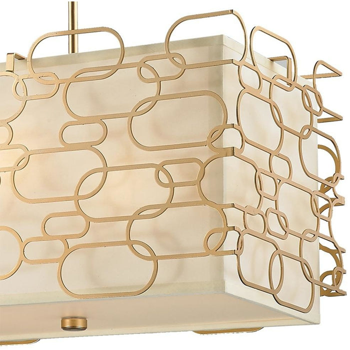 Montauk Matte Gold 12 Light Pendant - Pendants