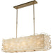 Montauk Matte Gold 12 Light Pendant - Pendants
