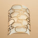 Montauk Matte Gold 2 Light Wall Sconce - Wall Sconces