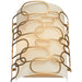 Montauk Matte Gold 2 Light Wall Sconce - Wall Sconces