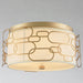 Montauk Matte Gold 4 Light Flushmount - Flushmounts