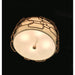Montauk Matte Gold 4 Light Flushmount - Flushmounts