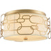Montauk Matte Gold 4 Light Flushmount - Flushmounts