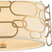 Montauk Matte Gold 4 Light Flushmount - Flushmounts