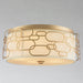 Montauk Matte Gold 5 Light Flushmount - Flushmounts
