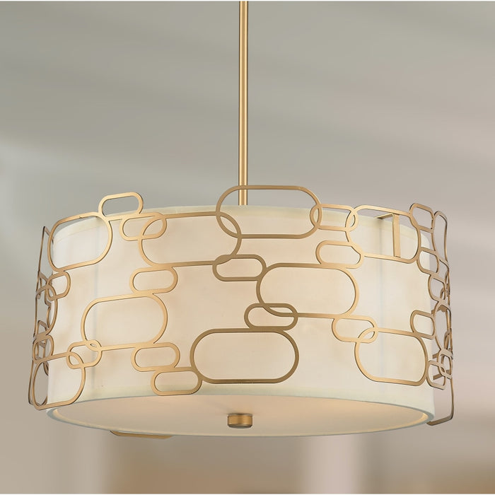 Montauk Matte Gold 5 Light Pendant - Pendants