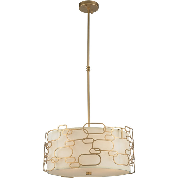 Montauk Matte Gold 5 Light Pendant - Pendants
